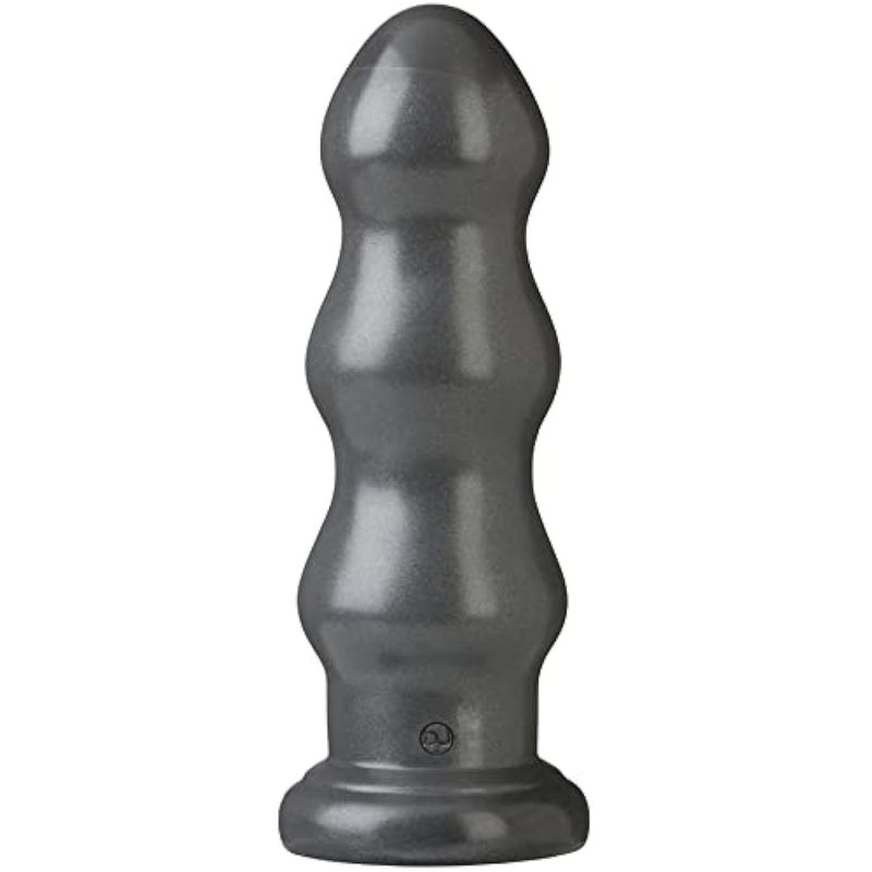 Doc Johnson American Bombshell - B-10 Tango - Vac-U-Lock Compatible Dildo - for Adults Only, Gunmetal Grey