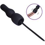 Silicone Urethral Sound Vibrating 10 Speed Urethral Dilator Extra Quiet 360° Stimulation Wrap Around Vibration