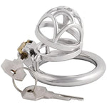 Male'S Stainless Steel Chastity Device Cage Trainer Kit For Men Chasity Guard J0750 50Mm