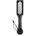 Studded Sm Spanking Paddle For Adults, 12.6In Faux Leather Rivet Sexual Paddles For Bdsm Set Toys