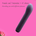 G-Spot Bullet Vibrator With Heating Function, 9 Modes And 5 Intensities Setting, Waterproof Vibrating Dildo Clitoris Nipple Vagina Stimulator, Adult Sex Toys For Women Or Couple (Purple)