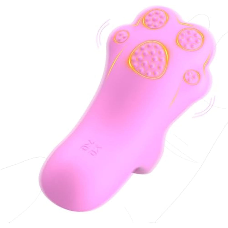 Finger Sex Toys Vibrator For Women, Cat Paw Shape Bullet Vibrator G-Spot Clitoral Stimulator With 9 Vibrations Finger Adult Sex Toy Sexual Pleasure Tools Mini Vibrator Couples Sex Toys