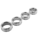Male Penis Weight Ring for Adult Sex Enhancement - 23mm Metal Locking Ring