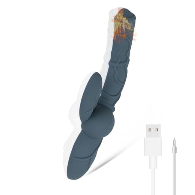 Horse Fantasy Dildo Heated Vibrator Sex Adult Toys,G Spot Charging Vibrator With 10 Powerful Modes,Waterproof Clitoral Versatile Massager Couples Game Foreplay Teasing Toy & Solo Masturbator