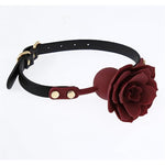 Silicone Ball Gag Breathable Roses Ball Gag Bondage Gags & Muzzles Penis Gag Bdsm Sex Toys For Woman, Fetish Adult Games Sex Slave Female Sex Toy For Cosplay (Red)