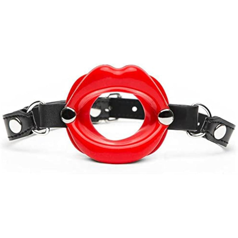 Soft Lips Silicone Gag - Comfortable & Safe Bdsm Mouth Gag | Tasteless Silicone | Adjustable Size | Stifles Sound | Easy To Clean & Store | Perfect For Beginners & Experienced Enthusiasts