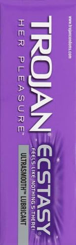 Her Pleasure Ecstasy Lubricated Condoms – 10 Count for Enhanced Comfort & Sensation