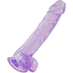 Big Dildo,8.5 Inch Purple Dildo With Suction Cup For Hands-Free Play,Body-Safe Material And Adult Sex Toys For Women