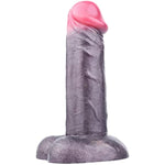 Silicone Made Big Black Dildo Realistic Flexible With Suction