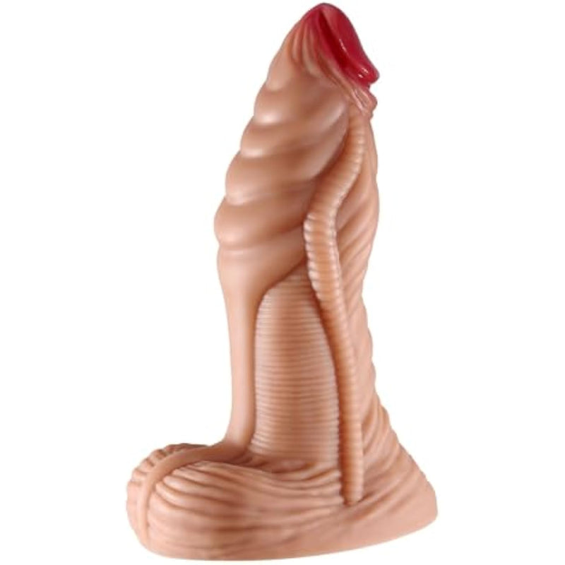 3.9'' Diameter Huge Thick Dildo, 12.8 Inch Xxxl Realistic Big Penis With Strong Suction Cup, Double Layer Silicone Giant G-Spot Anal Dildos Cock, Adult Sex Toys For Experienced Women