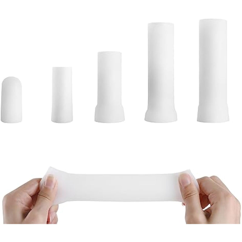 2Pcs Penis Head Glan Protector Penis Cock Silicone Sleeve Replacement Accessories - For Male Penis Extender Stretcher Enlargement Pump Max Vacuum Enhancer Enlarger (M)