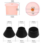4Pcs Male Penis Pump Attachment Simulated Pussy Model Realistic Penis Pump Sleeves For Penis Enlarge Vacuum Cup Accessory, Male Masturbation Fake Vaginal For Cock Pumps Cylindrical Sleeve