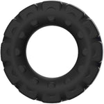 Silicone Cock Ring For Men, Imitation Tyre Penis Ring Chastity Device, Testicle Stretch Erection Rings Adult Penis Bondage Sex Toy (Black)