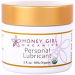 Honey Girl Organics Personal Lubricant, USDA Certified Organic Lubricant with Beeswax and EVOO (2 Oz)