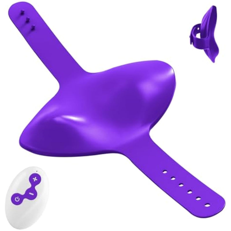 Panty Vibrator Sex Toys, Adult Toys Wearable Butterfly Remote Control 10 Mode Vibration Mini Egg Bullet For G Spot Clitoral Dildo Vagina Stimulator Sex Games For Couple & Women (Purple)