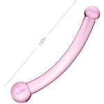 Glass Double Ended Dildo Crystal G-Spot Pleasure Wand With Different Size Ends Adult Sex Toy For Men Women Lesbian Gay