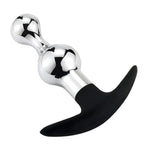Anal Beads Butt Plug - Expanding Metal Anal Plug Trainer Adult Sensual Massager For Prostate Stimulation & Beginner Anal Sex Toys