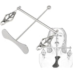 Stainless Steel Adjustable Clover Clamps Fixation Torture Breast Clips Tower Squeeze Stretching Titty Torture Sm Toys