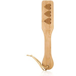 Bamboo Spanking Paddle For Adults, 12.5Inch Heart Paddle For Sex Play