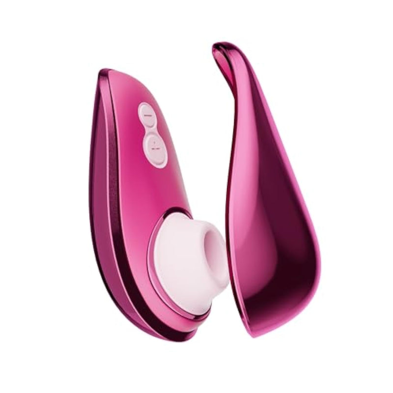 X Iggy Azalea Liberty 2 Special Edition Pleasure Air Clit Sucker - Clitoral Suction Vibrator For Women And Couples - 8 Speeds - Waterproof Adult Sucking Sex Toy - Rechargeable - Metal Pink