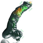 Monster Prostate Massager Dildo Sex Adult Toys,Stimulater Vibrating Wand For G-Spot Clitoral Nipple Anal Waterproof, Realistic Texture Dildo Sex Toys For Women Couple Gay(Green)