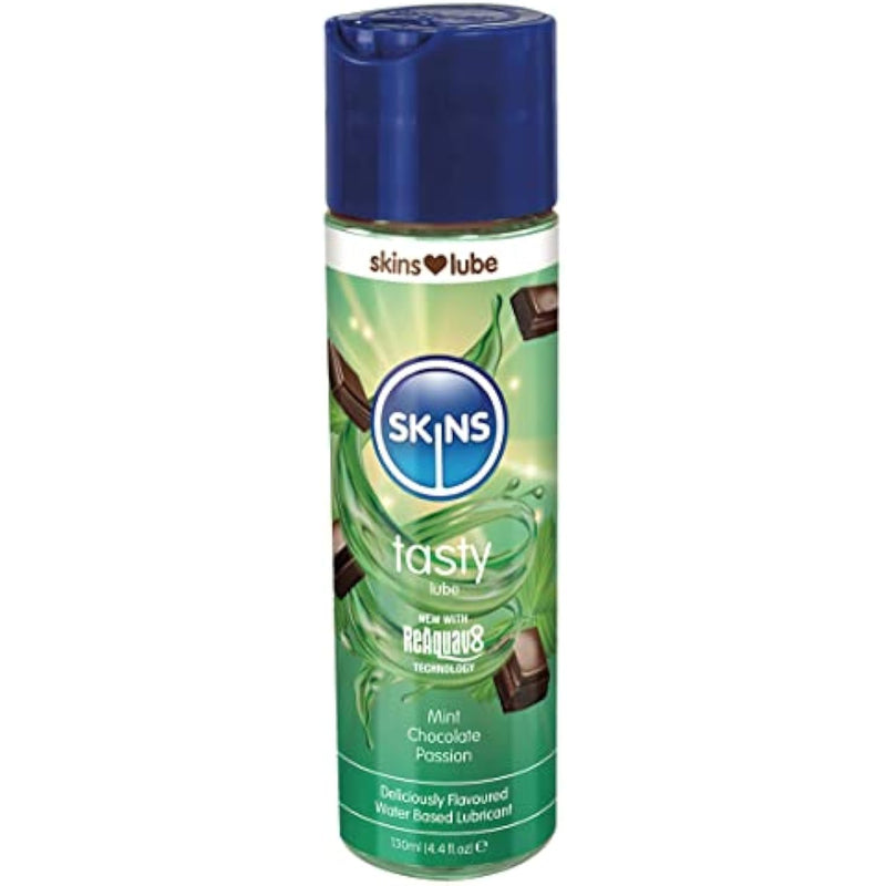 Edible Lube - Mint Chocolate Lubricant - Flavored Lube For Oral Water Based Lube - Gorgeous Tasting Edible Lube For Oral Pleasure & Intercourse