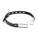 Hook Mouth Gag Spreader Open Breathable Mouth Ball Toy For Role Play Game Leather Sex Toy Head Harness Restraint Mouth Gag Oral Fixation For Lover Couples, Bdsm