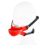 Bdsm Mouth Plug Gag With Piss Urinal Funnel Adjustable Erotic Head Harness Water Gag Oral Fetish Sex Toy For Gay Adult Couples Sm Game Slave Roleplay Nightclub Bedroom