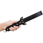 Slapper Spanking Paddle For Adults Sex Play, 11.4Inch Faux Leather Sexual Paddles Bdsm Set Tools