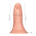 Ultra Realistic Thumbs Fake Penis, 6.69" Lifelike Finger Dildo for G Spot and Anal Play, Realistic Hand Dildo Anal Sex Toys with Suction Cup for Men and Women