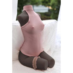 Torso Realistic Mature Sex Doll, Silicone Tpe Half Body Sex Doll For Men With Vaginal Anus Breast Male Masturbator With Boobs Butt Ass Love Doll, Toy For Men(Black)