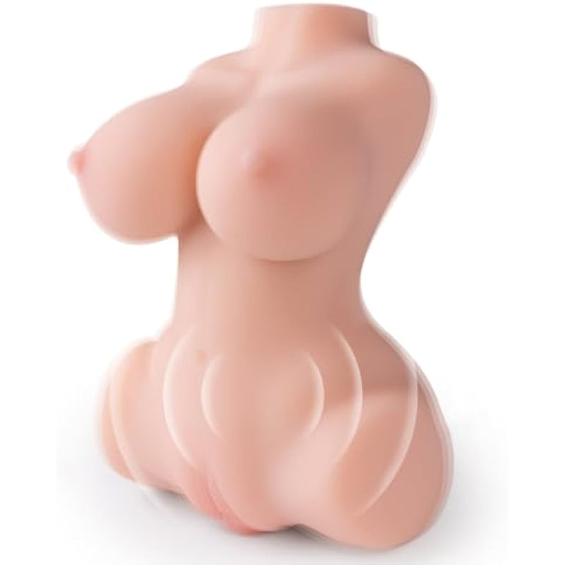 Vibrating Female Sex Doll Torso Automatic Male Masturbators With Sucking Motor, 3D Pocket Pussy Vibrator Adult Sex Toys For Men Masturbation, Realistic Pussy Strocker For Hands Free With Vagina & Anal