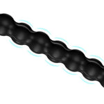 12.6'' Anal Beads Butt Plugs with 10 Balls - Flexible Silicone Butt Plug for Anal Trainer Dildo & Prostate Massager, G-Spot Stimulator Adult Toy with Pennis Head, Sex Toys for Men Women & Couple