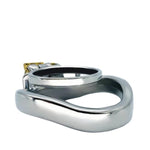 Chastity Device Lock Stainless Steel Chastity Lock Penile Ring Male Chastity Cage With Lock Training Ring For Men Adult Game Sex Toy. (45Mm)