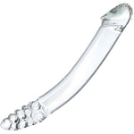 Double Ended Glass Dildos - 7.87 Inch Anal Dildo Butt Plug G-Spot Stimulation Glass Wand Sex Slave Fetish Prostate Massager Masturbation Sex Toy For Women Men