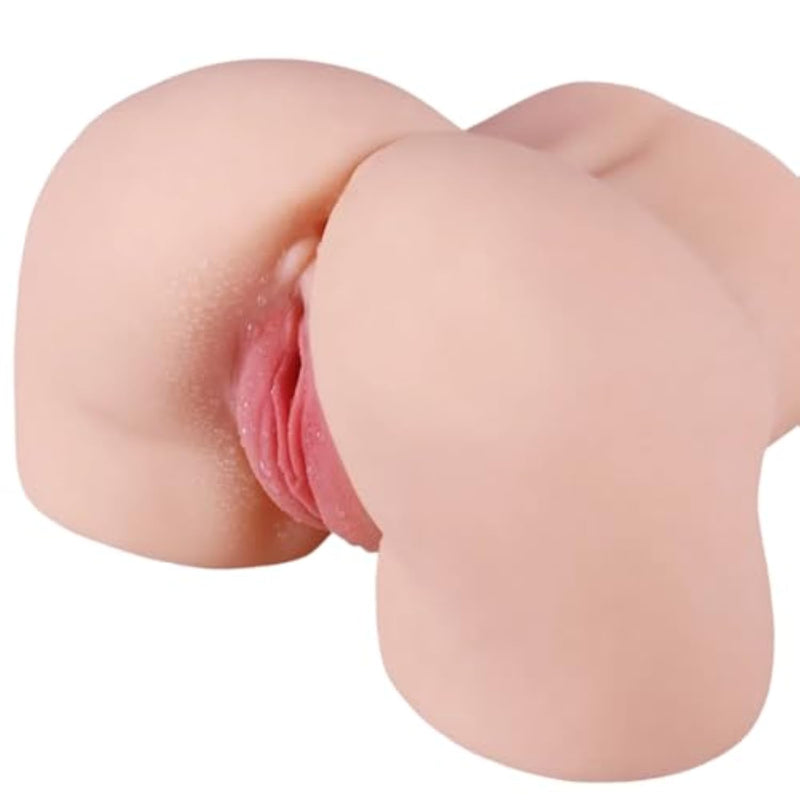 Realistic Male Masturbator with Vagina and Anal Opening for Adult Men - 5.5 Pound Sex Toy