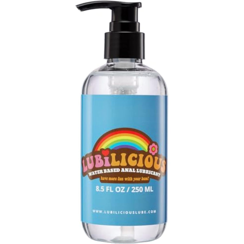 Lubilicious Water Base Lube 8.5 Oz – Long-Lasting Water Based Lubricant With Pump Top – Discreet Personal Lubricant For Privacy – Smooth, Non-Sticky Water Based Lube For All Needs