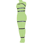 7 Pieces Full Body Bondage Restraint Straps Unisex Adult Sex Toy