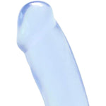 Doc Johnson Crystal Jellies - Slim Dong - 6.5 Inch - 1.5" Wide - Strong Suction Cup Base - O-Ring Harness Compatible Dildo - for Adults Only, Clear