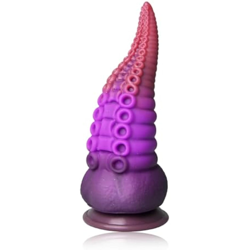 Tentacle Butt Plug Anus Stretcher With Strong Suction Cup Realistic Dildo Animal Penis Liquid Silicone Prostate Massager G-Spot Stimulator Monster Adult Sex Toys For Men Women Couple (S)