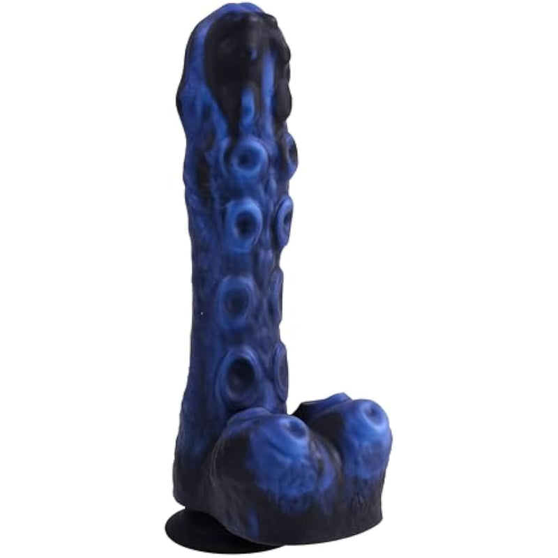 Tendril Thruster - Comes W/Remote - Portable Sex Toy W/Multiple Modes - Rechargeable & Long-Lasting Battery - Intimate Adult Toy - Dildo & Prostate Massager - Blue