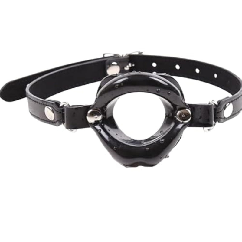 Sex Toys Gag Mouth Silicone Lips Mouth Ball Sm Ball Gag Fetish Ball Gag Sm Leather Bondage Restraints Fetish Slave Sex Toy For Beginners Couples