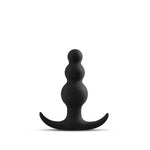 Anal Adventures Platinum Beaded Silicone Butt Plug - Flared Base For Safety Comfort & Wearability - Designed For Anal & Prostate Play - Increased Bead Sizes - Smooth Sex Toy
