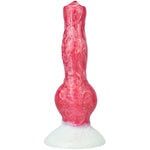 Optional Size Silicone Made Artificial Wolf Dildo Multi Color With Suction Soft Knotty (S)