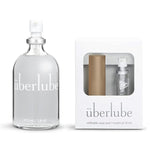 Home And Travel Bundle - Bronze Gold Travel Lube Kit + 112Ml Bottle Silicone Lube, Unscented, Flavorless, Works Underwater - 112Ml + Gold Kit