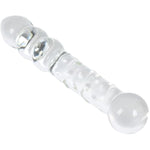 Large Balls Glass Dildo Big Crystal Penis G-Spot Stimulator Anal Plug Butt Expander Sex Toy (Large)