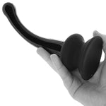 Elite Silicone Suction Base Glass Wand with Lube, Harness Compatible Strap-On