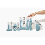 Caress Massager - Silicone Device Massager Wand - Clit Stimulation & Clitoris Suction - Waterproof - Female Wellness Deep Vibrations - 6”L