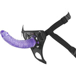 2.6'' Diameter Realistic Silicone Dildo With Suction Cup+Harness & Strap-On Set With 7.87" Pvc Dildo