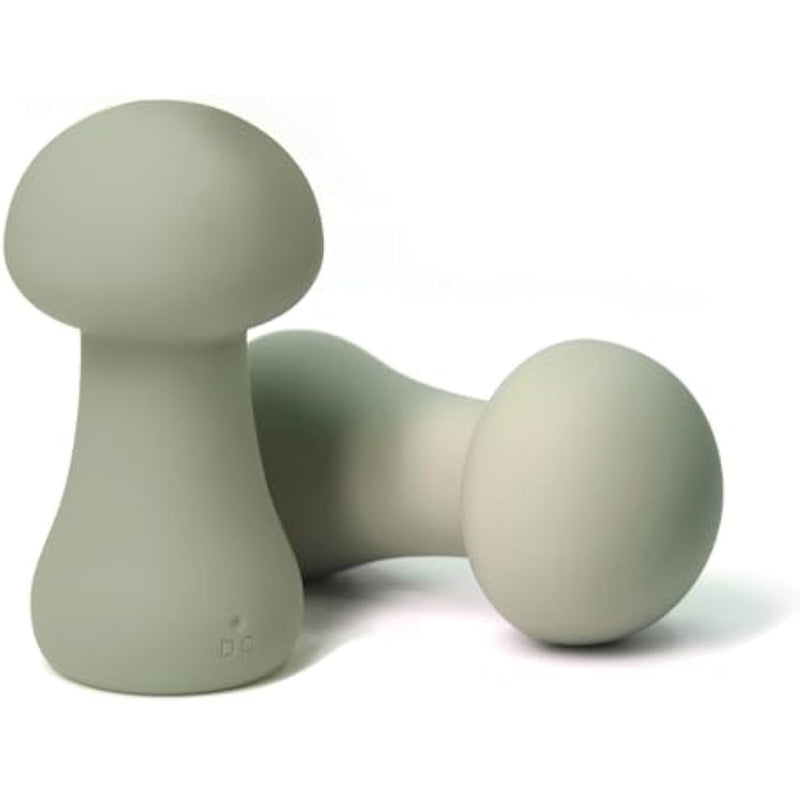 Mini Electric Handheld Massager Wand, Personal Wand Massager Made Of Body-Safe Silicone With 10 Vibration Modes, Fully Waterproof And Portable,Suitable For Shoulder, Neck And Back Massage-Green